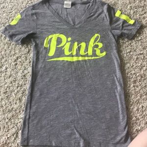Pink v neck